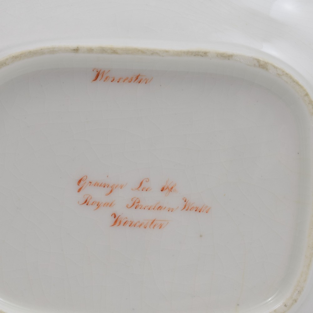 Grainger Lee & Co. Porcelain Basket View Of Worcester c.1835 View XIII