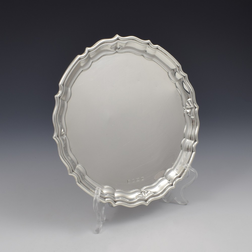 Art Deco Silver Salver / Tray Barker Brothers 1935 View II