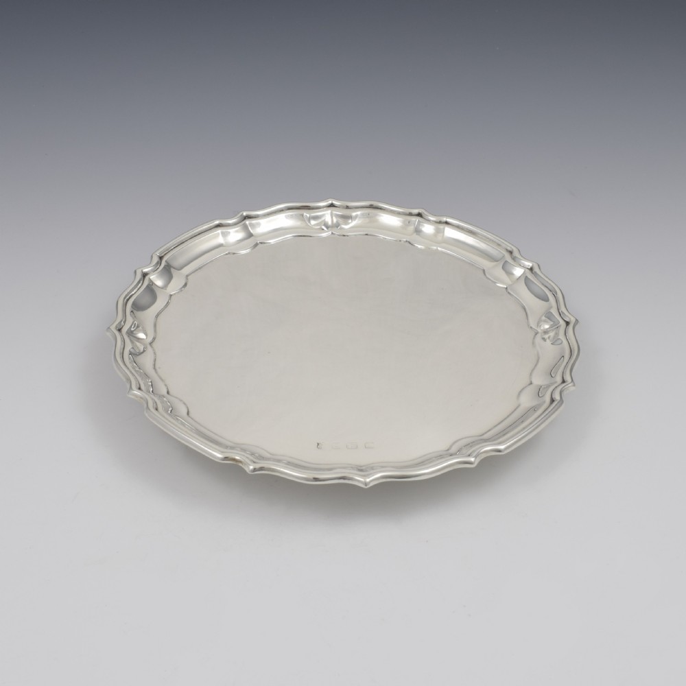 Art Deco Silver Salver / Tray Barker Brothers 1935 View III
