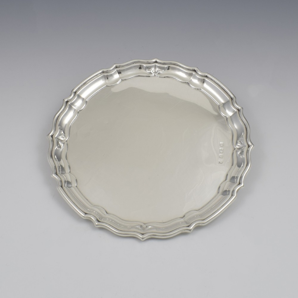 Art Deco Silver Salver / Tray Barker Brothers 1935 View IV