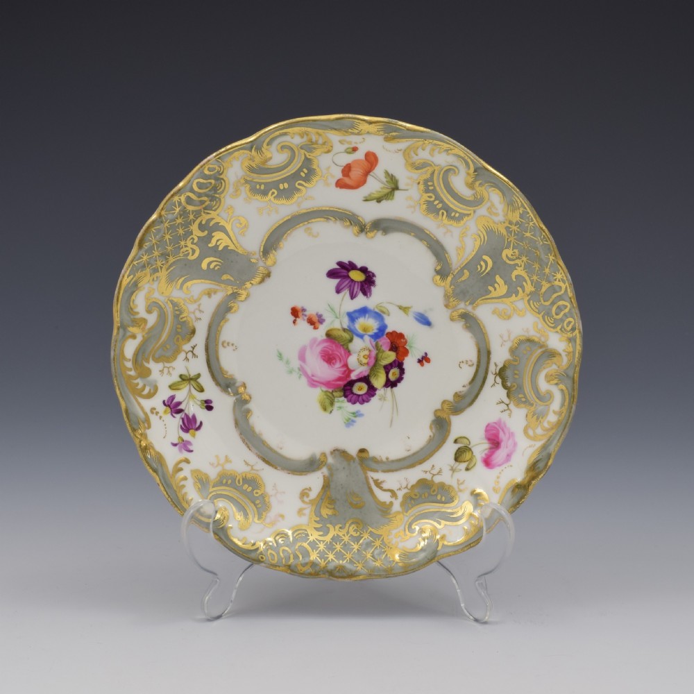 Coalport Porcelain Adelaide Tea Cup & Saucer Pattern 2/813 c.1830 View III