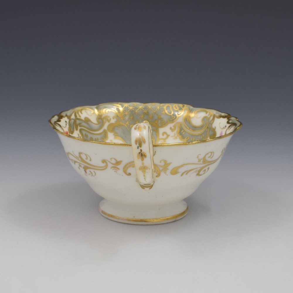 Coalport Porcelain Adelaide Tea Cup & Saucer Pattern 2/813 c.1830 View IX