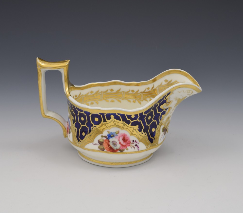 Large Ridgway Porcelain Cream / Milk Jug Pattern 2/1215 c.1820