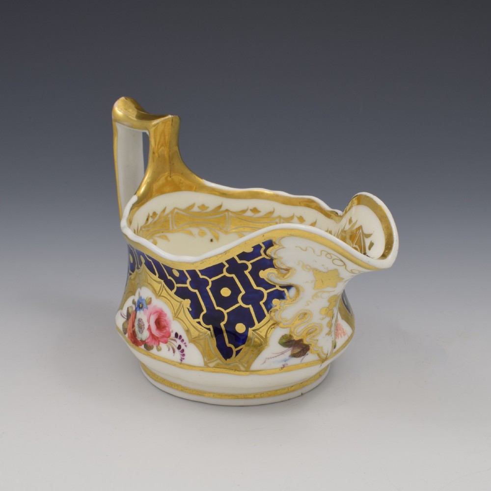 Large Ridgway Porcelain Cream / Milk Jug Pattern 2/1215 c.1820 View II