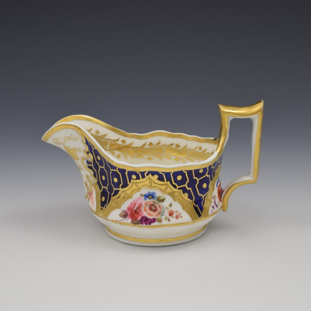 Large Ridgway Porcelain Cream / Milk Jug Pattern 2/1215 c.1820 View V