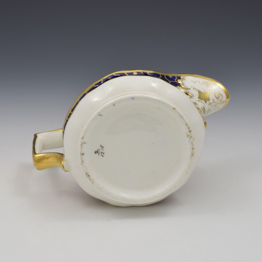 Large Ridgway Porcelain Cream / Milk Jug Pattern 2/1215 c.1820 View XI