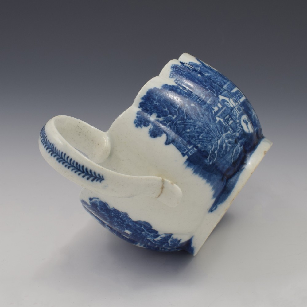 Caughley Porcelain Full Nankin Pattern Sauceboat c.1785 View VIII