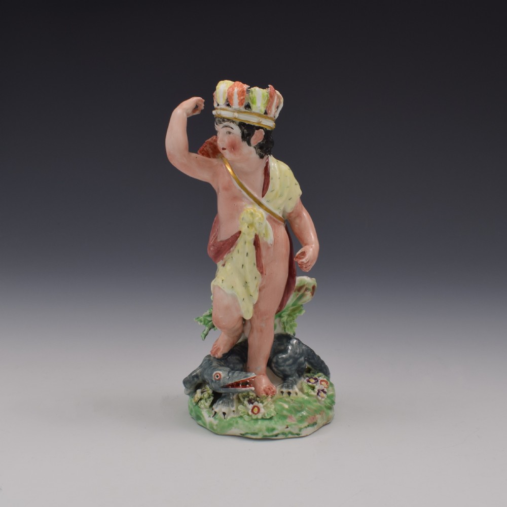 Derby Porcelain Figure Of America From Four Quarters Of The Globe c.1770