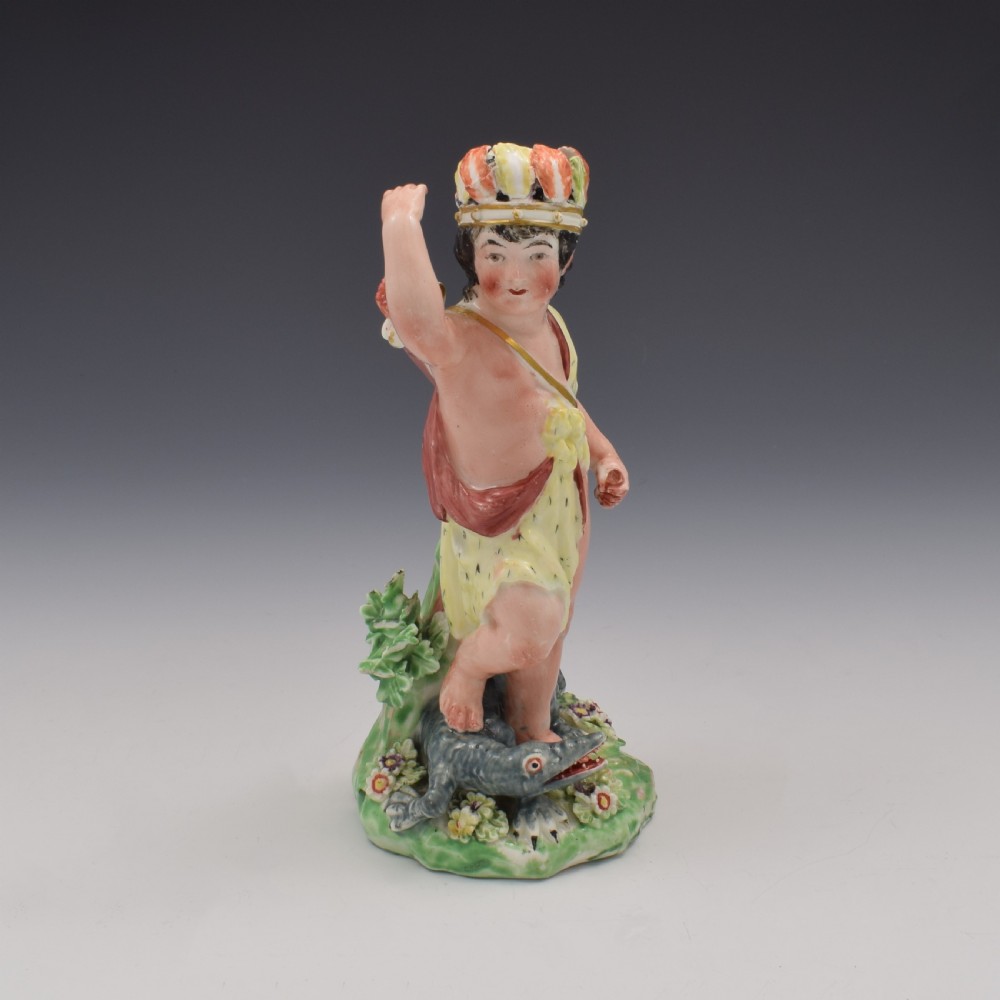 Derby Porcelain Figure Of America From Four Quarters Of The Globe c.1770 View II