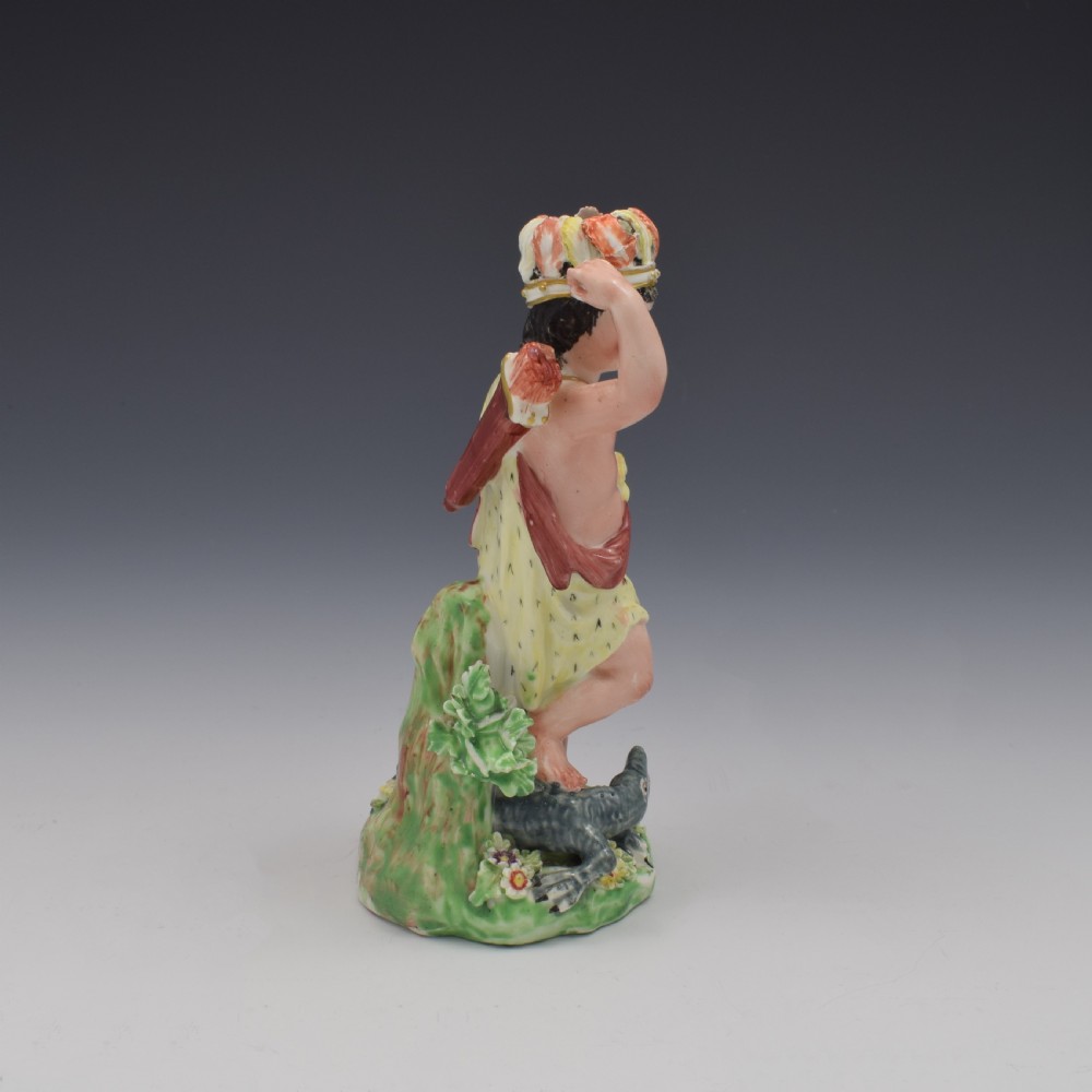 Derby Porcelain Figure Of America From Four Quarters Of The Globe c.1770 View III