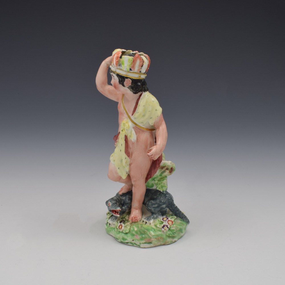 Derby Porcelain Figure Of America From Four Quarters Of The Globe c.1770 View VII