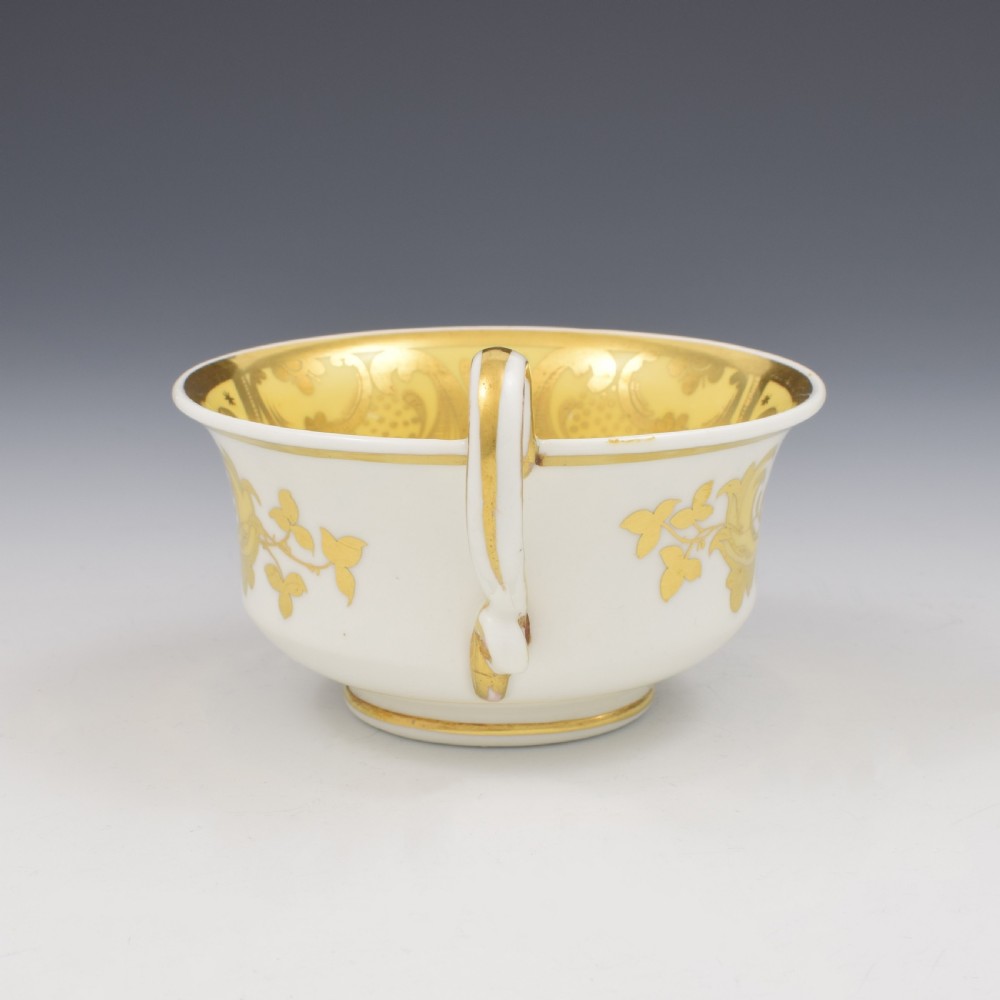 Spode Etruscan Teacup & Saucer Serpent Handle 4436 c.1825  View V