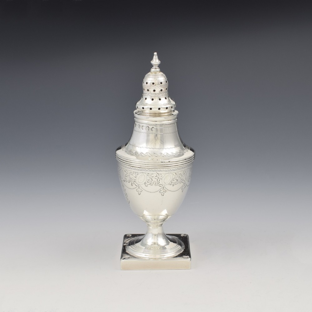 Fine Georgian Silver Sugar / Spice Caster  View V