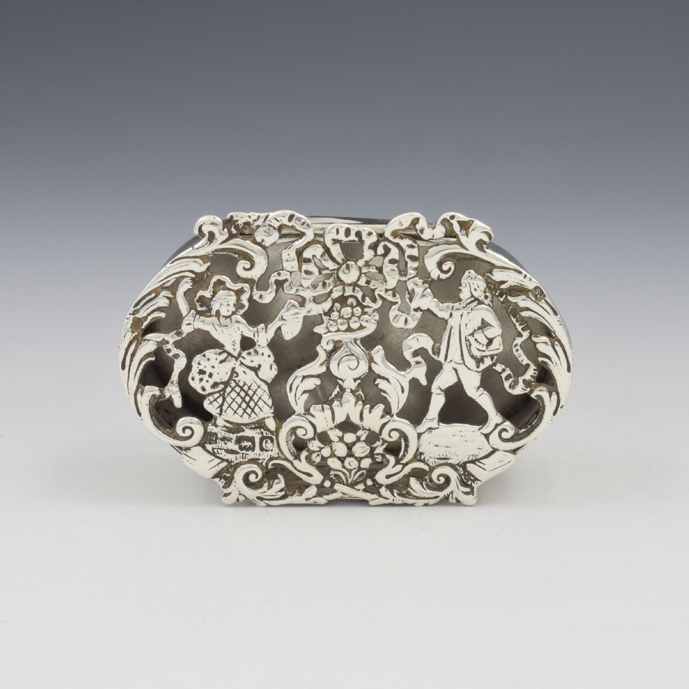 Victorian English Silver Pierced Pot Pourri Box  View II