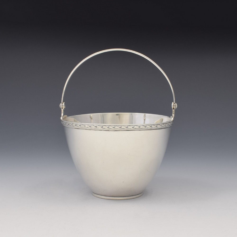 Art Deco Tiffany & Co. Sterling Silver Sugar Basket / Ice Bucket View II