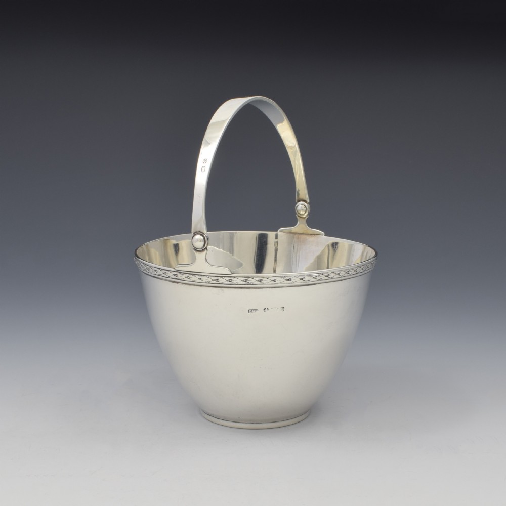 Art Deco Tiffany & Co. Sterling Silver Sugar Basket / Ice Bucket View VI