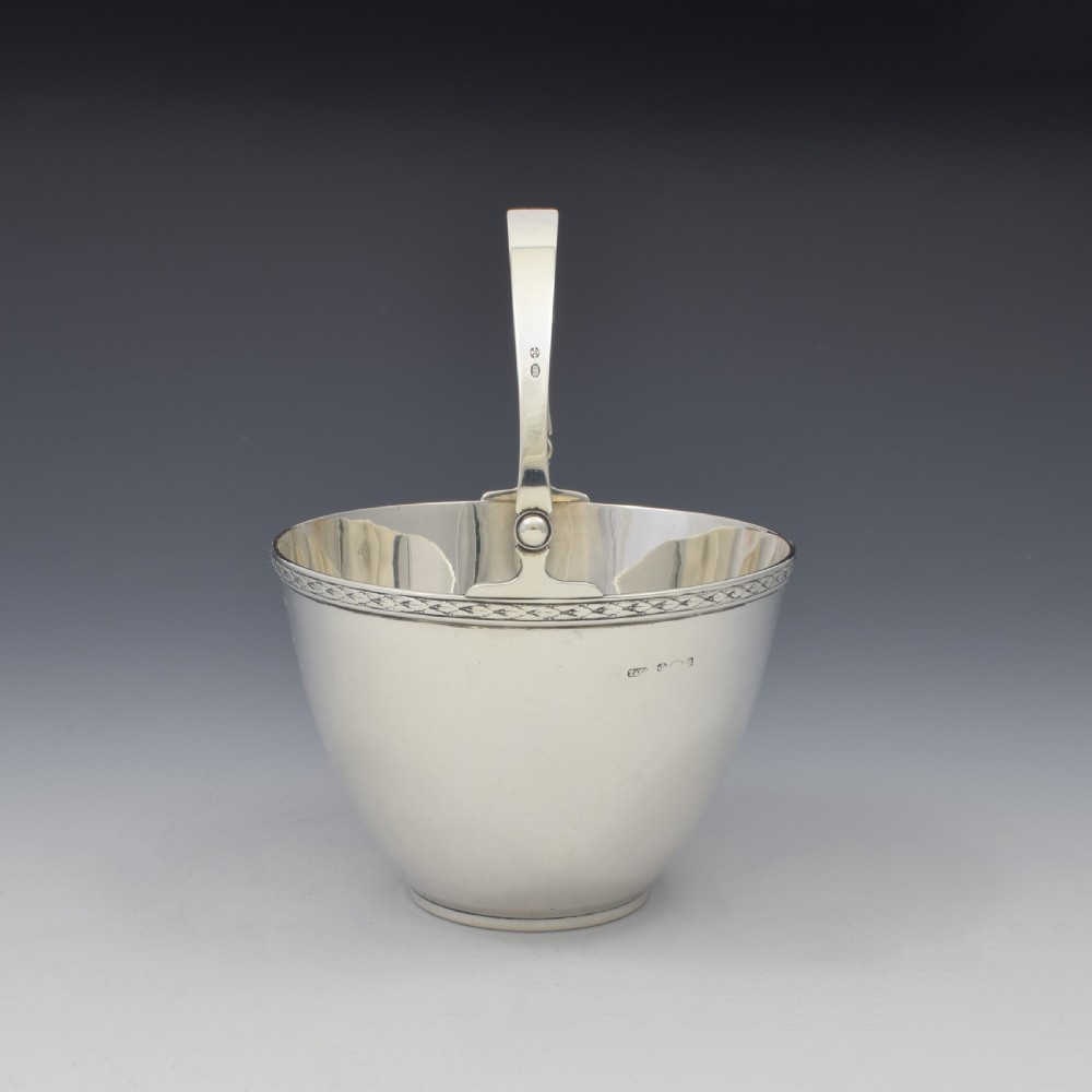 Art Deco Tiffany & Co. Sterling Silver Sugar Basket / Ice Bucket View VII