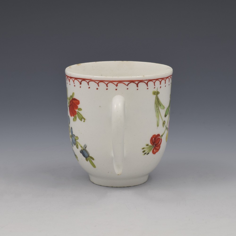 Bow Porcelain Floral Coffee Cup c.1760-1765 View IV