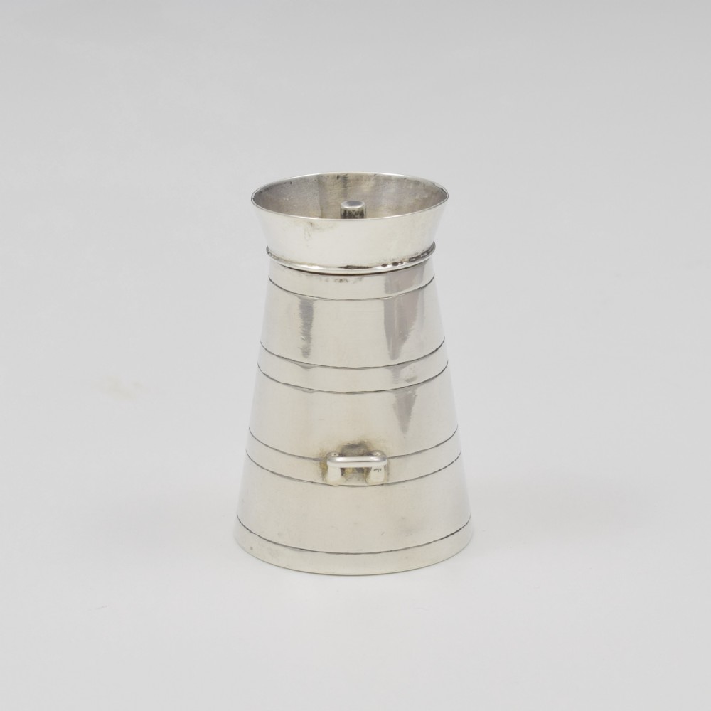 Victorian Novelty Silver Miniature Milk Churn Pepper Pot Haseler Brothers Pepperette View VI