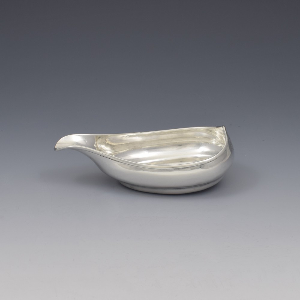 Georgian Silver Pap Boat Charles Chesterman 1799