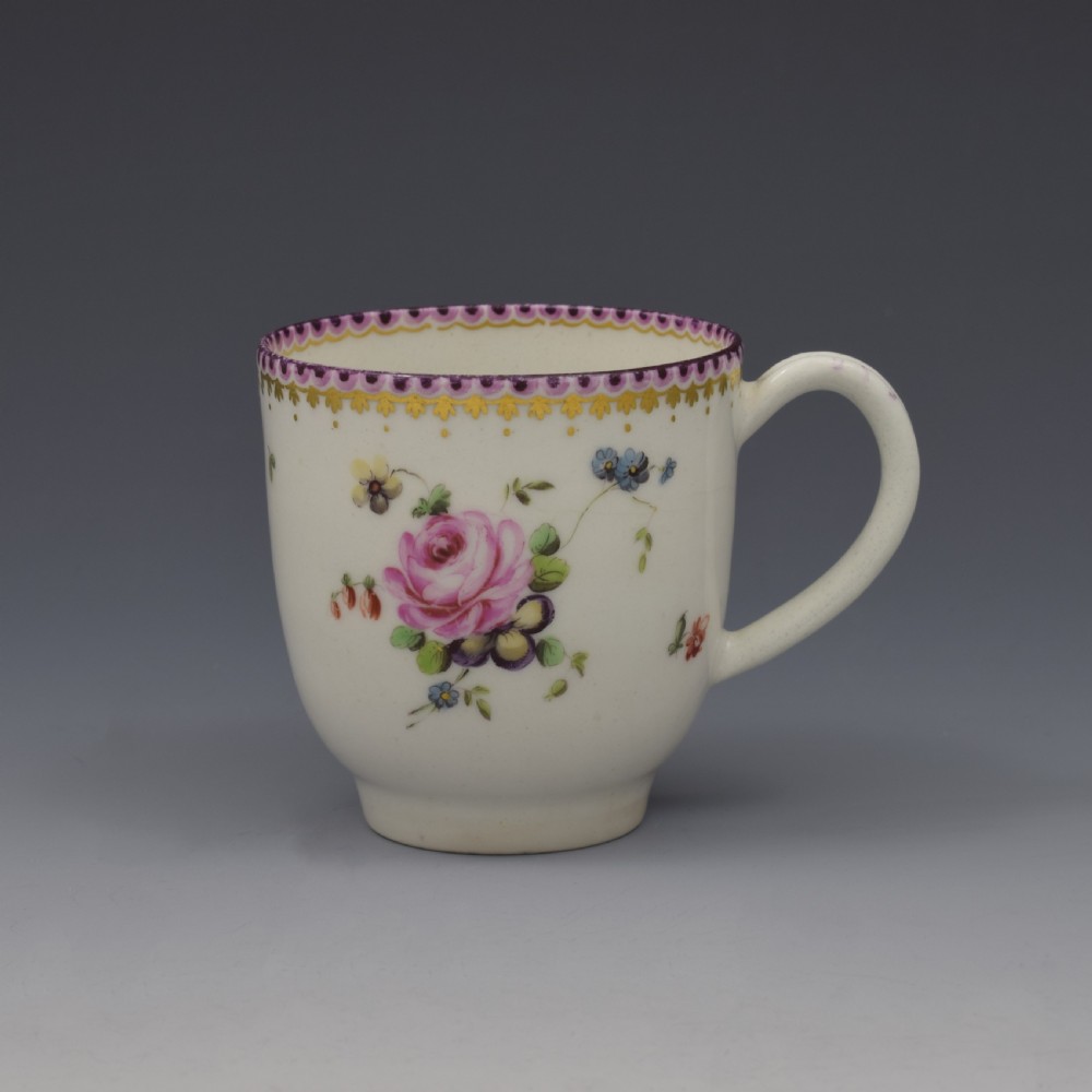 Chelsea Derby Porcelain Coffee Cup & Saucer c.1770 View IV
