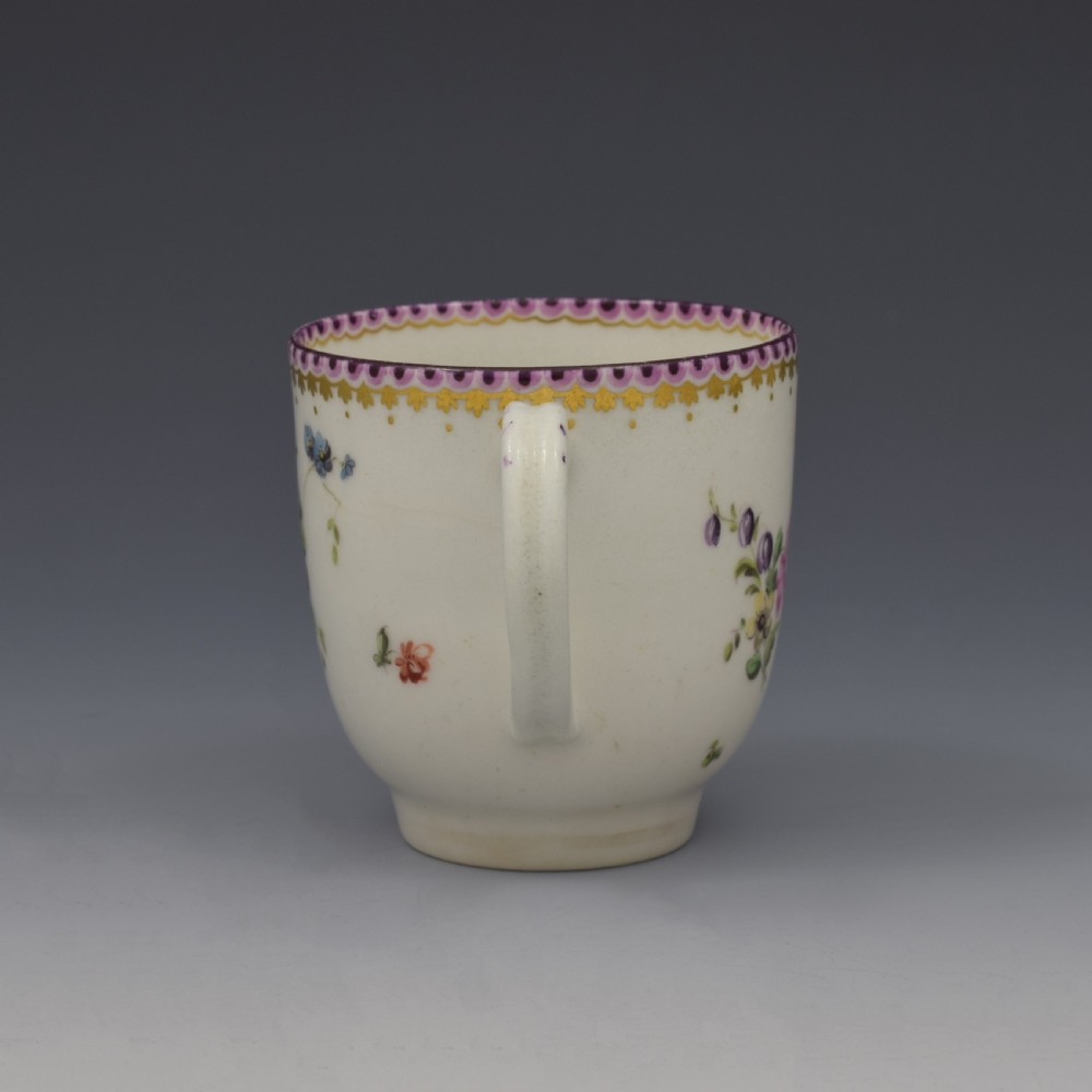 Chelsea Derby Porcelain Coffee Cup & Saucer c.1770 View VII