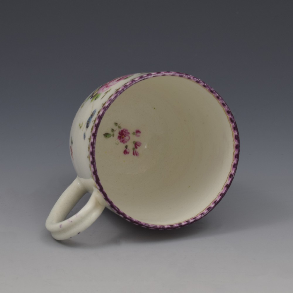 Chelsea Derby Porcelain Coffee Cup & Saucer c.1770 View IX
