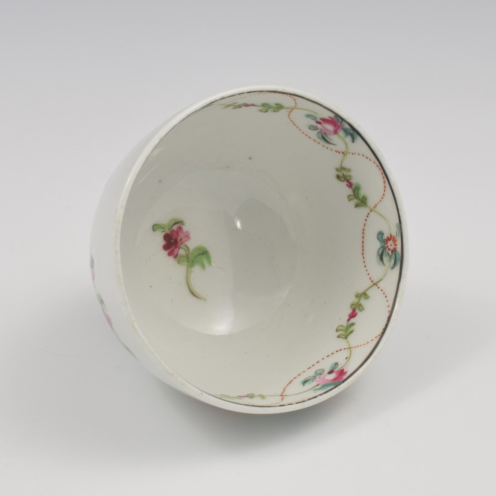 Georgian New Hall Porcelain Tea Bowl & Saucer Pattern 241 c.1800 View VII