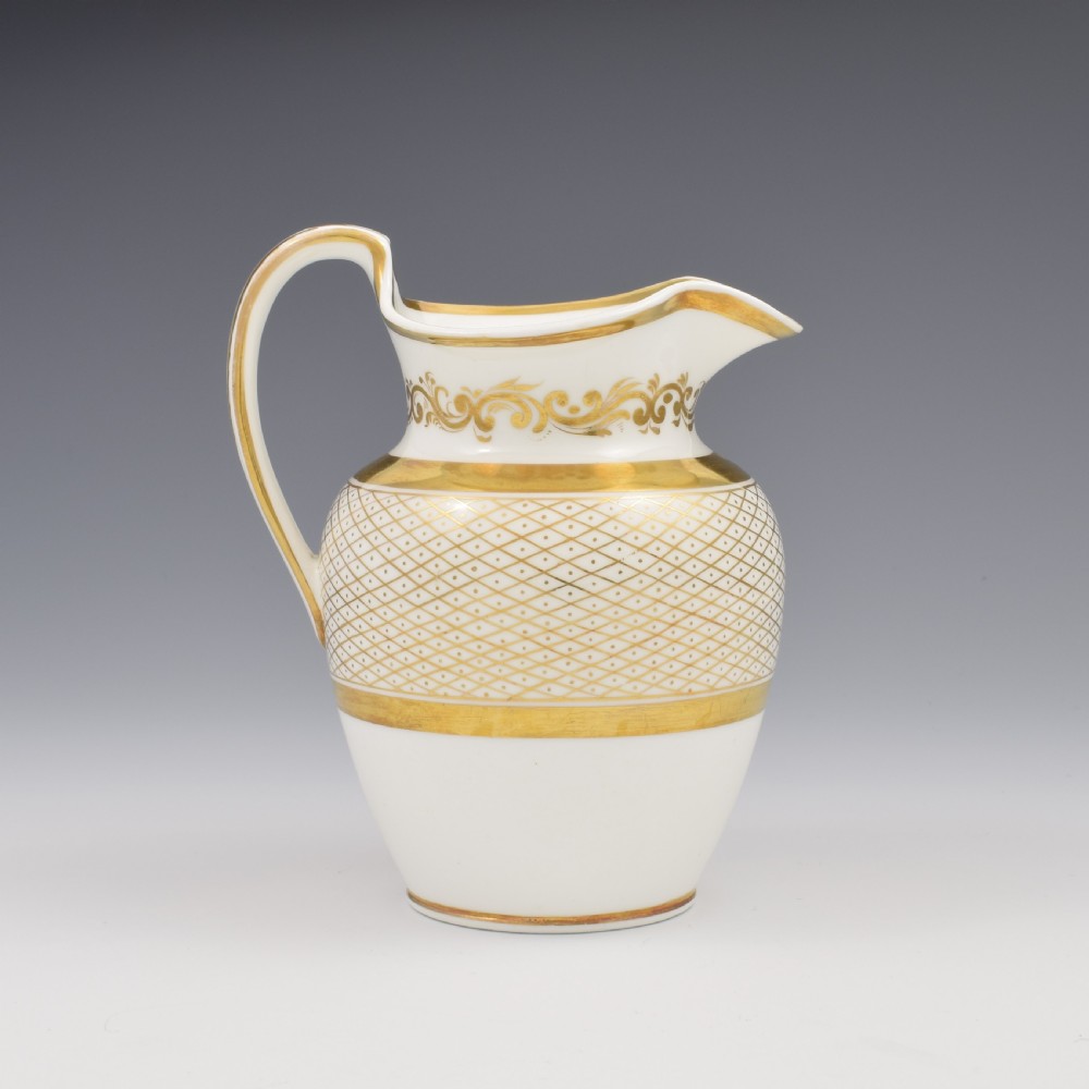 Stunning Large Early Copeland & Garrett Porcelain Milk Jug c.1838