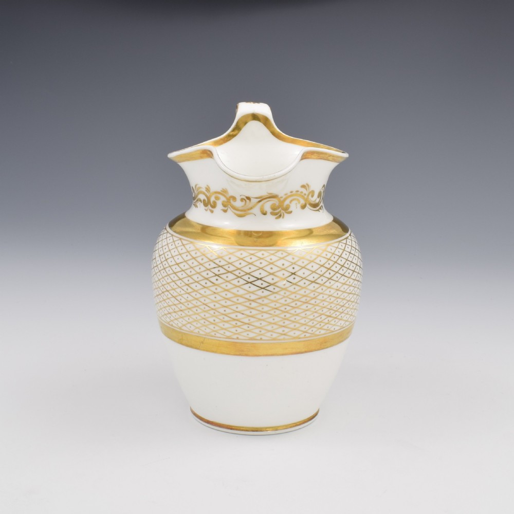 Stunning Large Early Copeland & Garrett Porcelain Milk Jug c.1838 View VI
