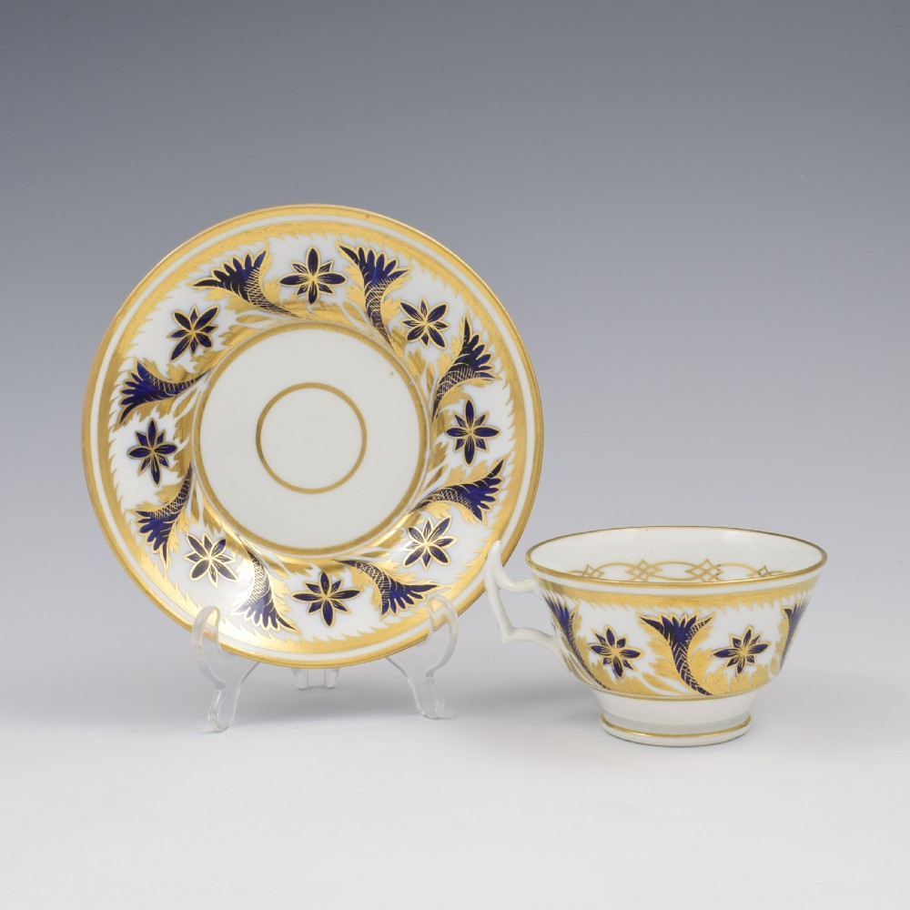 Stunning Regency New Hall Porcelain Cup & Saucer Pattern 2026 c.1815
