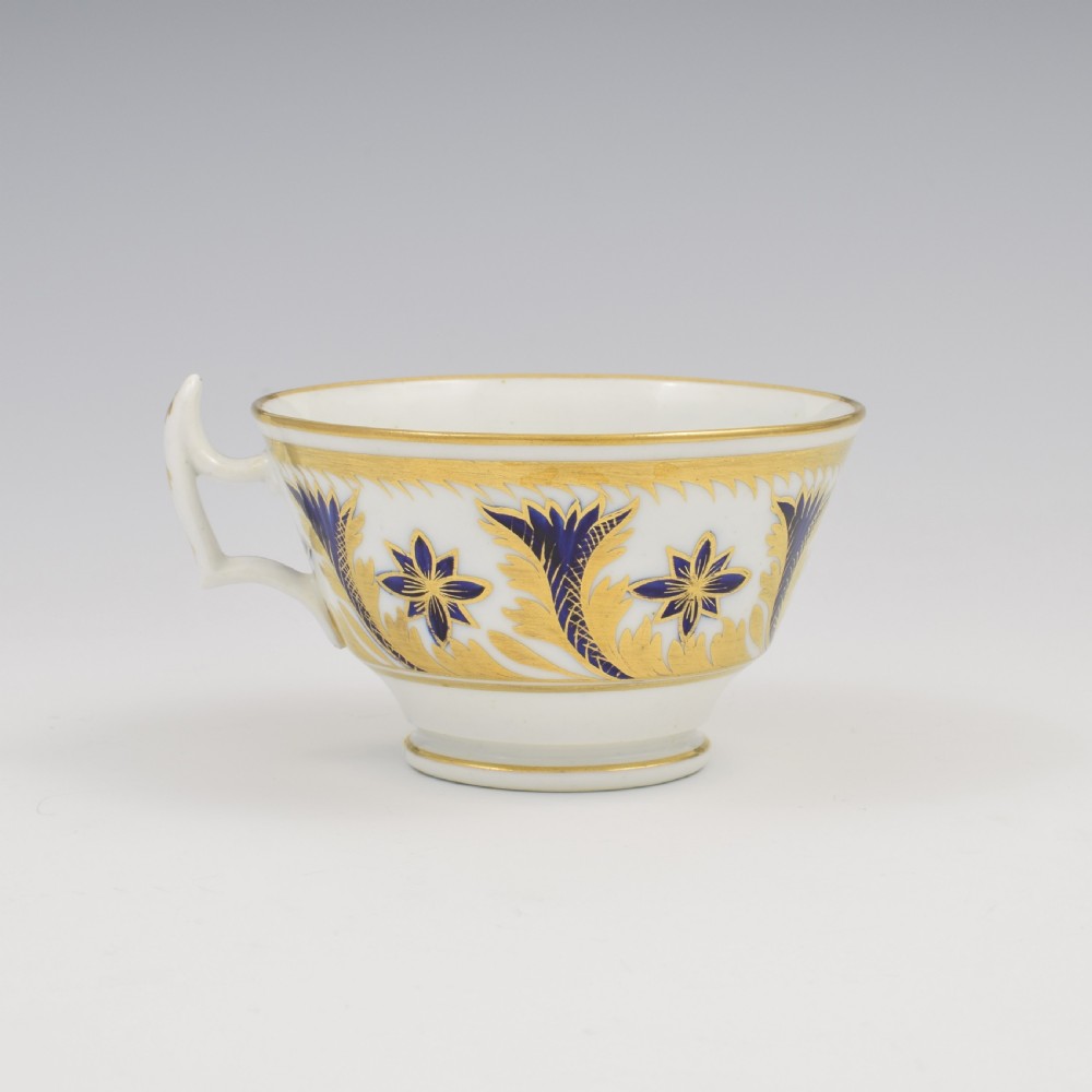 Stunning Regency New Hall Porcelain Cup & Saucer Pattern 2026 c.1815 View III