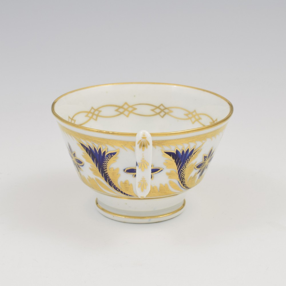 Stunning Regency New Hall Porcelain Cup & Saucer Pattern 2026 c.1815 View VI