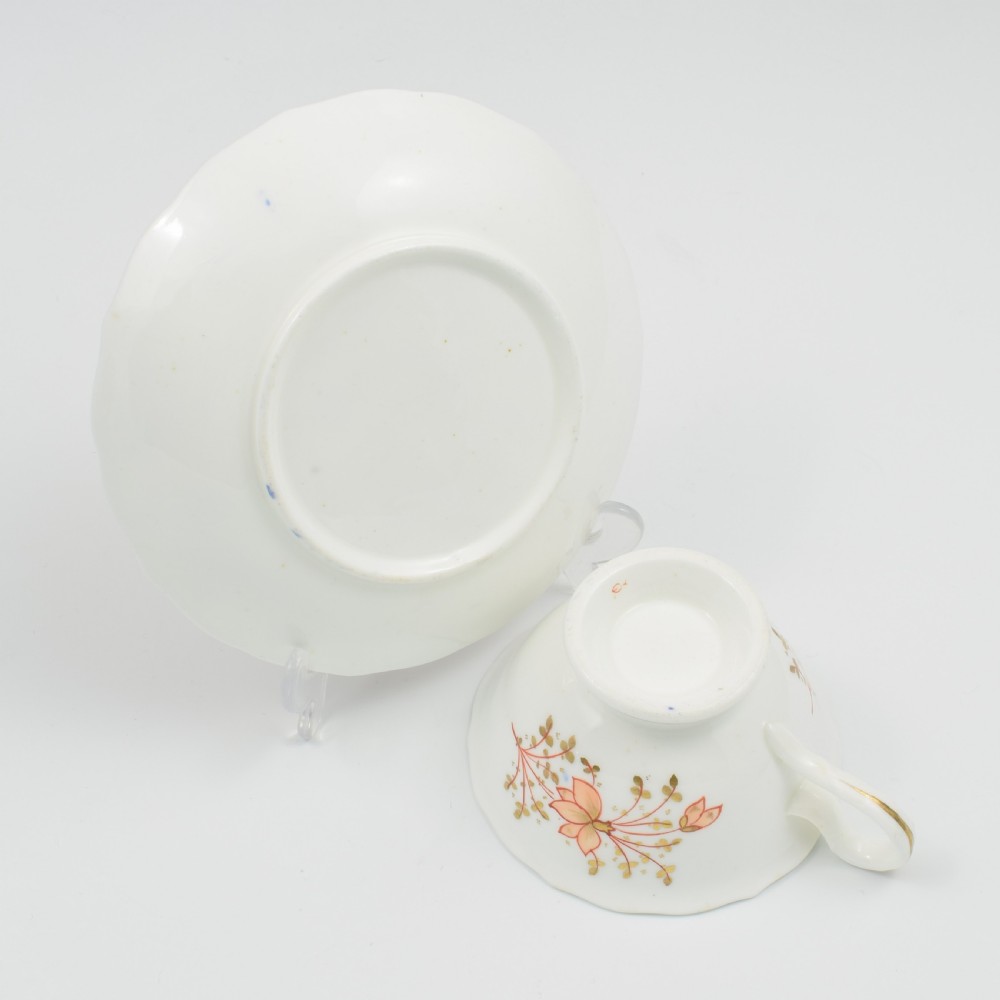 Gorgeous Samuel Alcock Porcelain Imari Cup & Saucer c.1825-1830 View XI