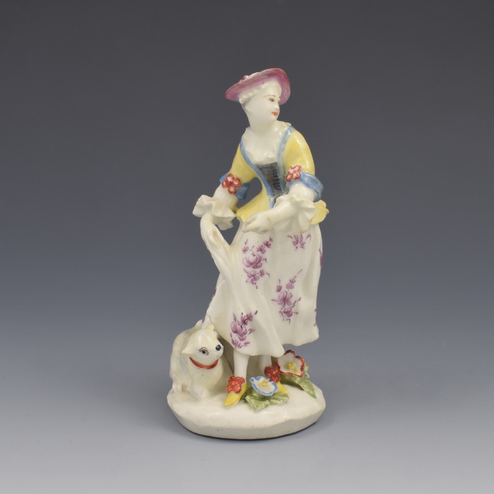Bow Porcelain Figure Dancing Shepherdess c.1754-1765 Ex-Bradshaw View II