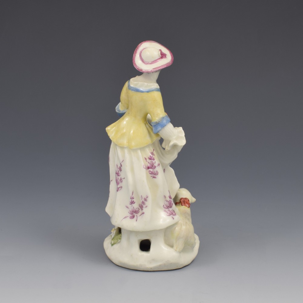 Bow Porcelain Figure Dancing Shepherdess c.1754-1765 Ex-Bradshaw View IV