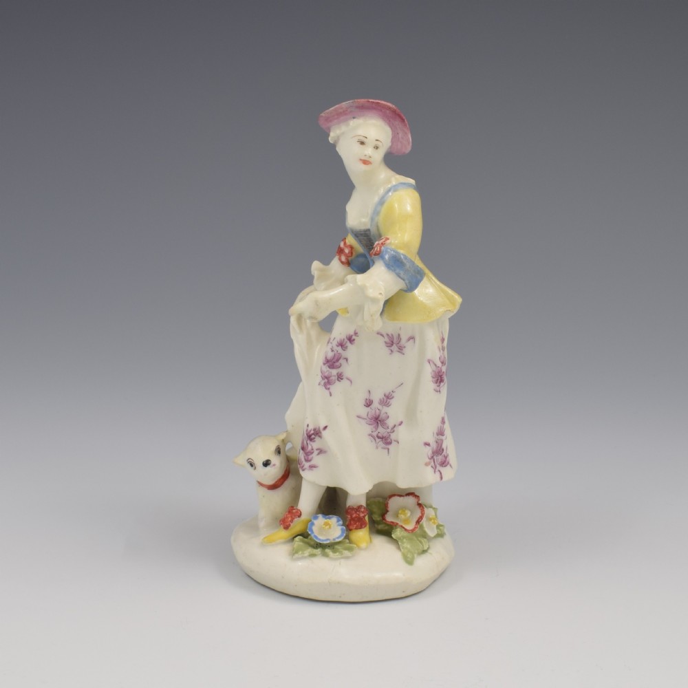 Bow Porcelain Figure Dancing Shepherdess c.1754-1765 Ex-Bradshaw View VI