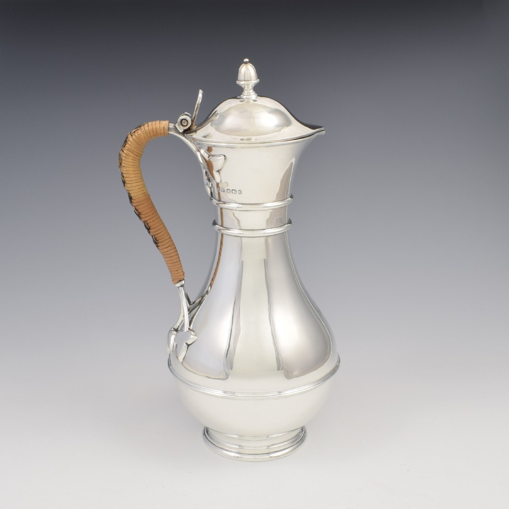 Stunning Arts & Crafts Silver Claret Jug / Wine Ewer 