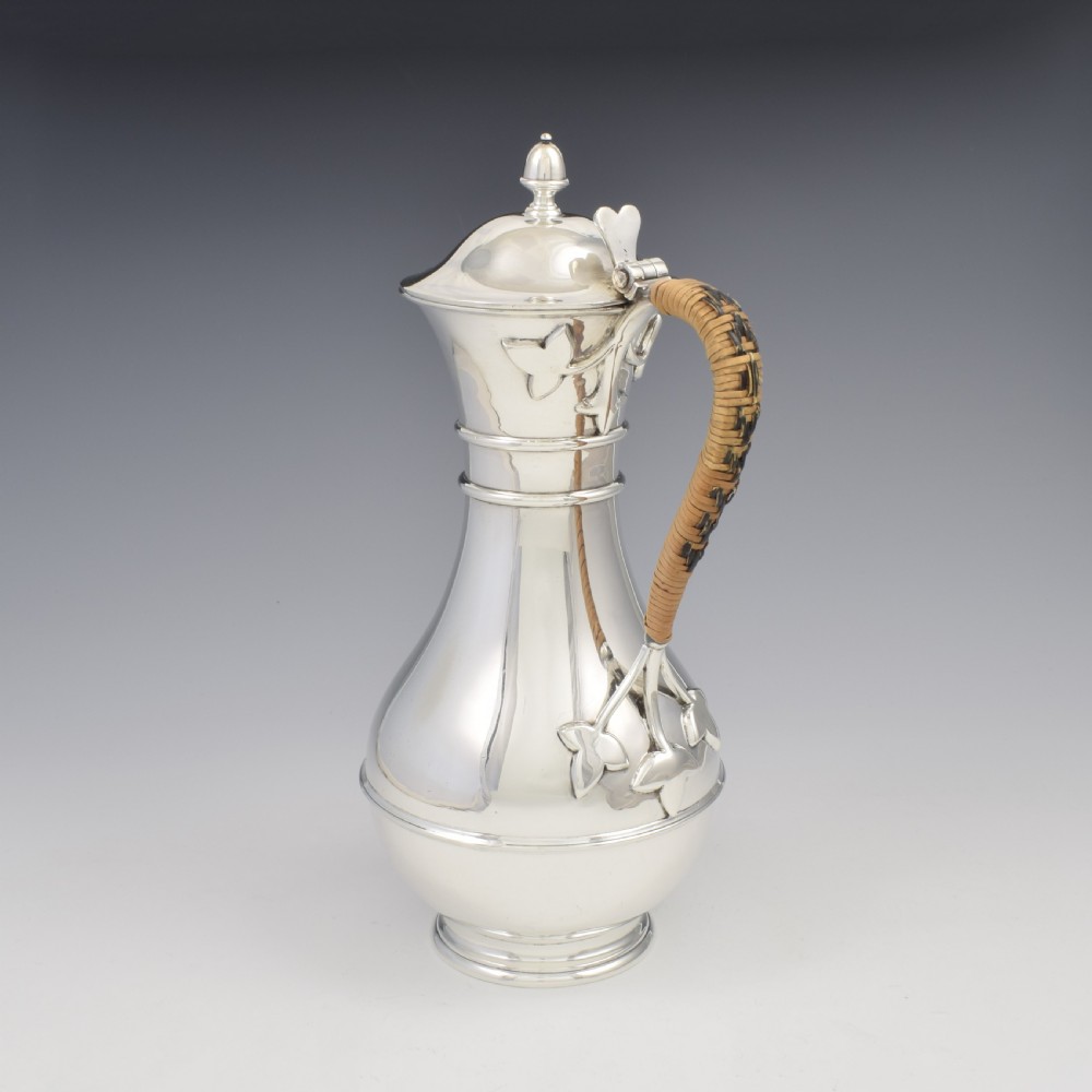 Stunning Arts & Crafts Silver Claret Jug / Wine Ewer  View VI