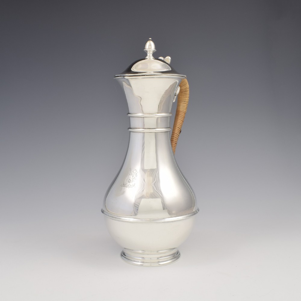 Stunning Arts & Crafts Silver Claret Jug / Wine Ewer  View VIII