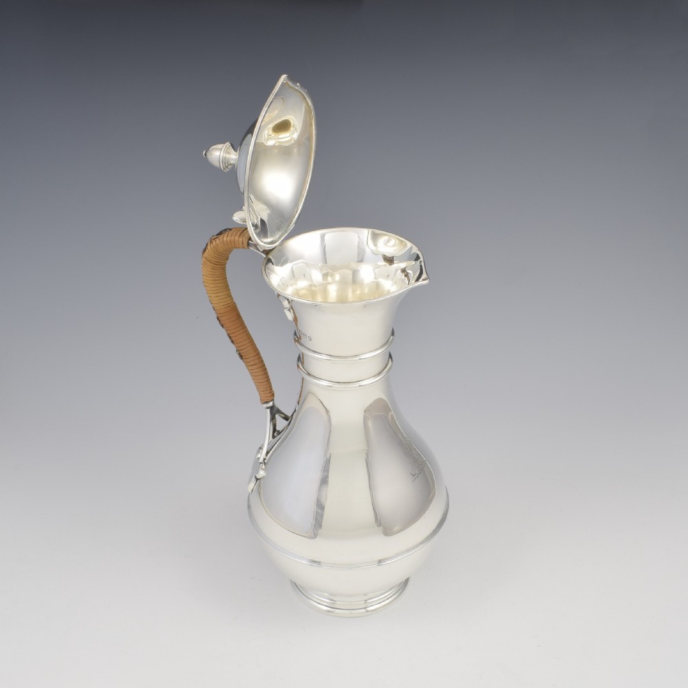 Stunning Arts & Crafts Silver Claret Jug / Wine Ewer  View XIV