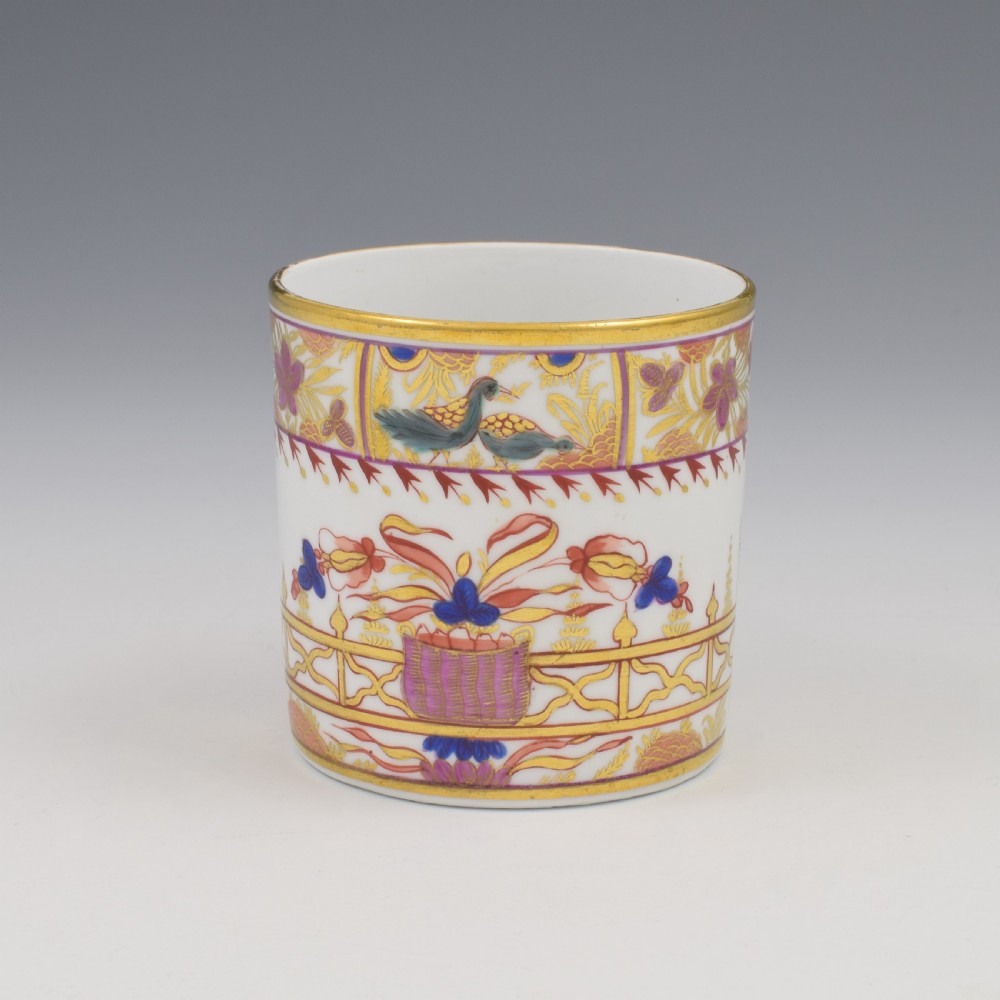 Gorgeous Spode Regency Porcelain Imari Coffee Can Pattern 498 c.1805 View II