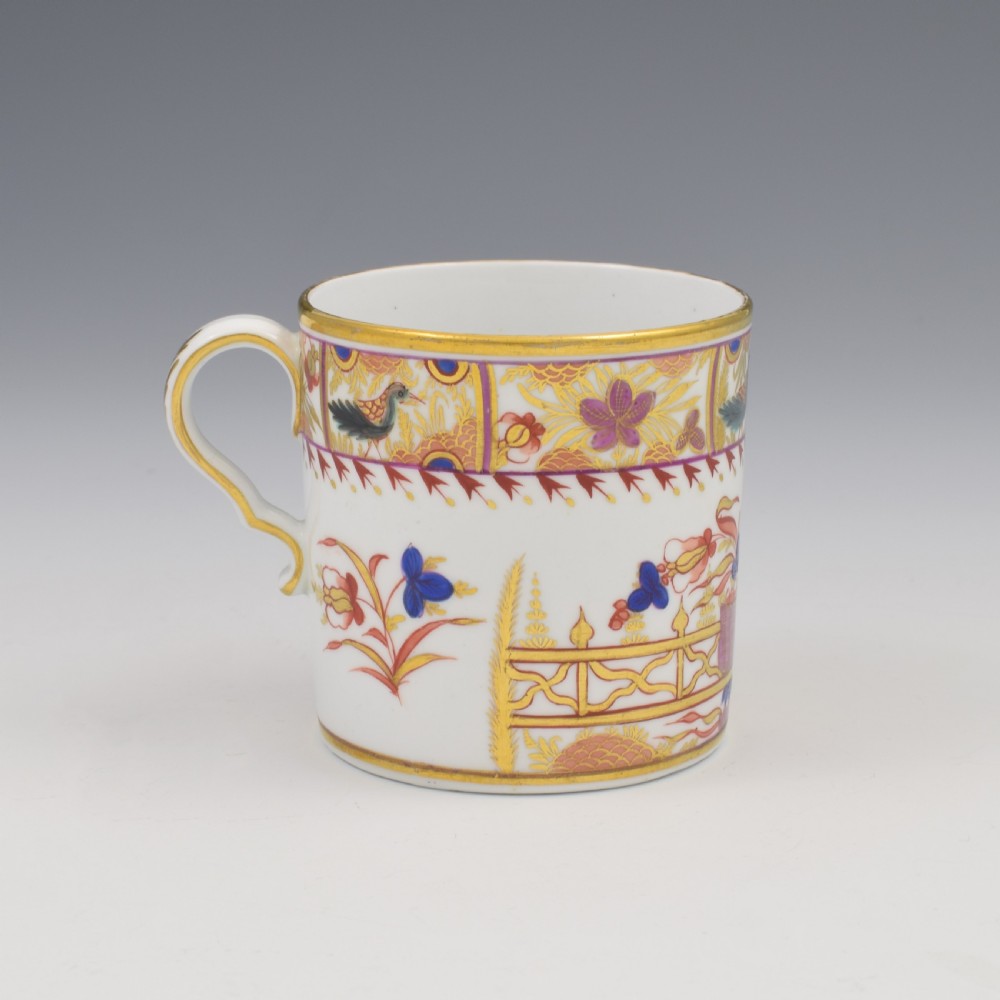 Gorgeous Spode Regency Porcelain Imari Coffee Can Pattern 498 c.1805 View III