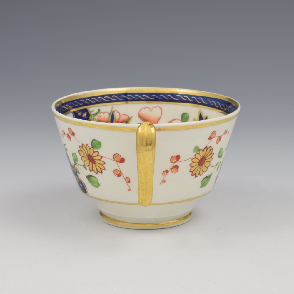Striking Regency Ridgway Porcelain Kakiemon / Imari Tea Cup & Saucer c.1820 View VI