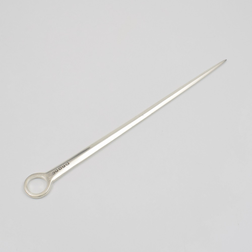 Fine Georgian Silver Meat Skewer / Letter Opener 1808 Thomas Hayter View II