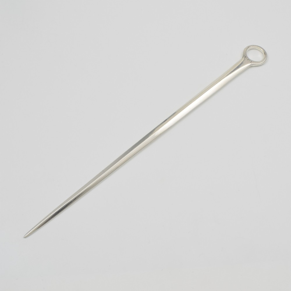 Fine Georgian Silver Meat Skewer / Letter Opener 1808 Thomas Hayter View IV