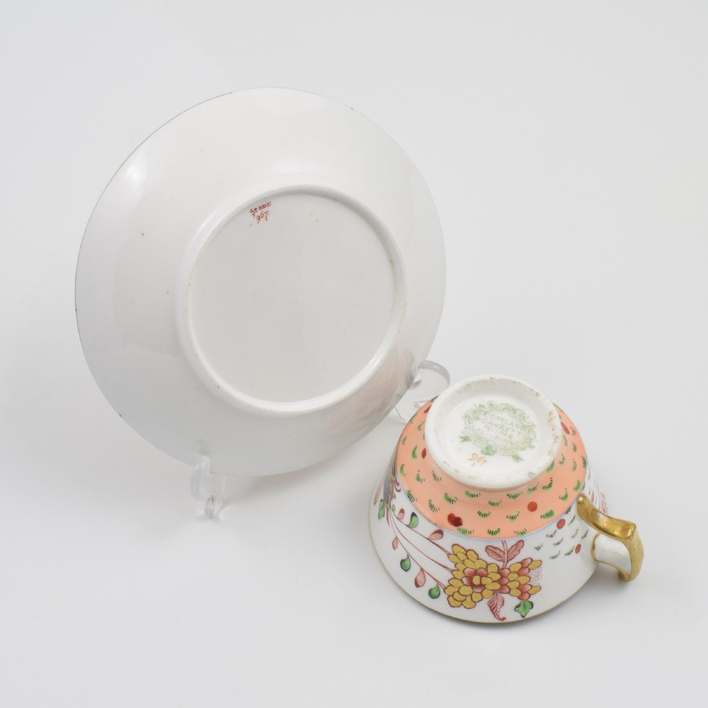 Gorgeous Spode Porcelain Imari Cup & Saucer Pattern 967 View VIII