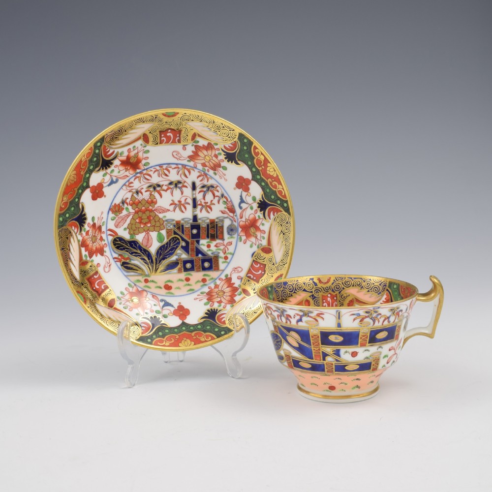Gorgeous Spode Porcelain Imari Cup & Saucer Pattern 967