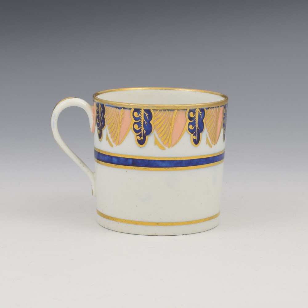 Lovely Regency John Rose Coalport Porcelain Coffee Can View III