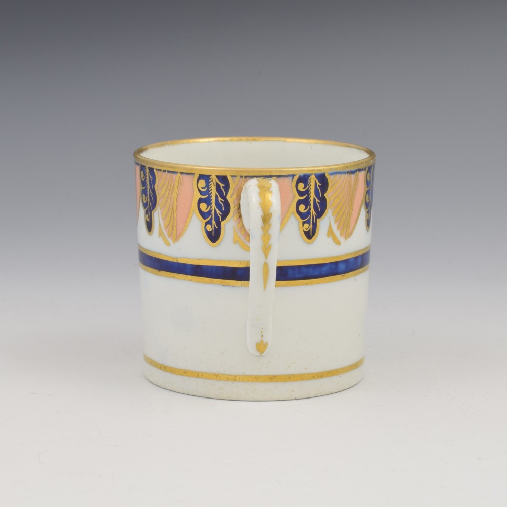 Lovely Regency John Rose Coalport Porcelain Coffee Can View IV